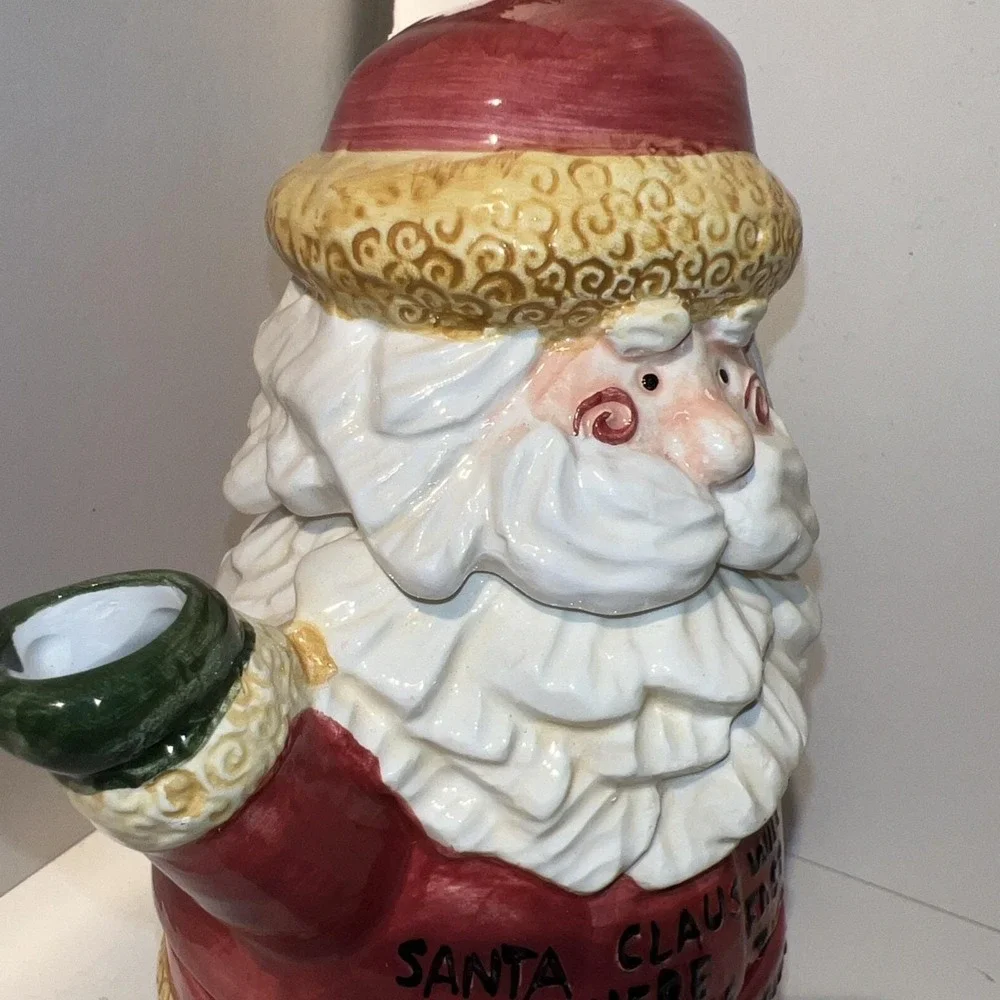 Santa Claus‎ Tea For One Set Ceramic Teapot and Mug Christmas Holiday Decor